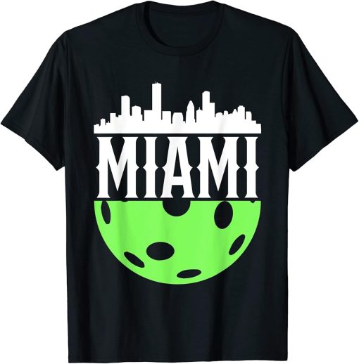 Pickleball Green for Pickleball Players In Miami Florida T-Shirt