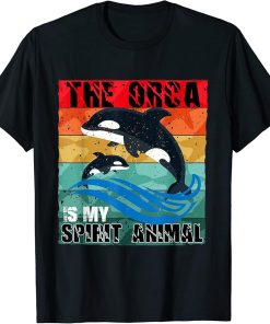 The Orca Is My Spiritt Animal Orca T-Shirt