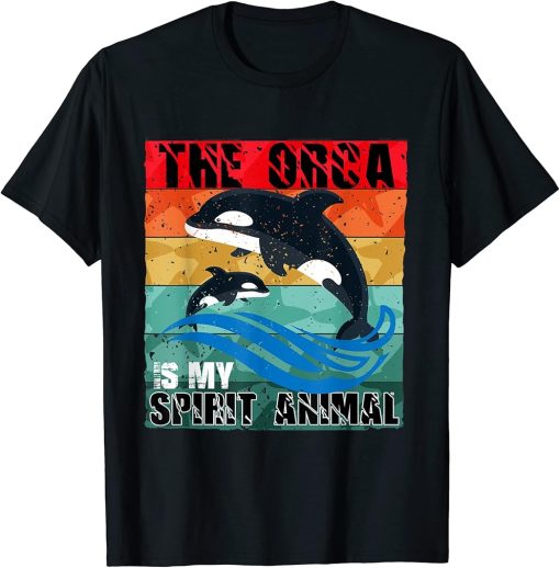 The Orca Is My Spiritt Animal Orca T-Shirt