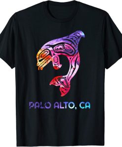 Palo Alto California Orca Killer Whale Native American T-Shirt